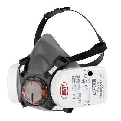 JSP Force 8 Half Mask Medium With P3 PressToCheck Filters - FAST SHIPPING • £21.50