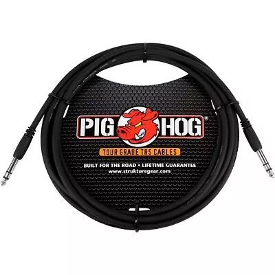 Pig Hog Instrument Cable 1/4  TRS To 1/4  TRS (3 Ft.) 15 Ft. • $29.95