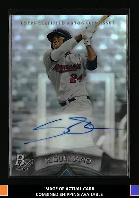 2014 Bowman Platinum #AP-MS Miguel Sano Prospect Autographs Auto Twins • $2.49