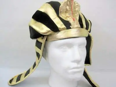 Hyfive Hat In Egyptian Ruler Style - In Gold & Black • £8.99