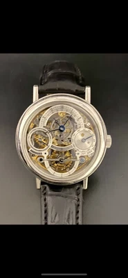 $125000 • Buy Breguet 3755 Platinum Skeleton Tourbillion Complete Box And Papers