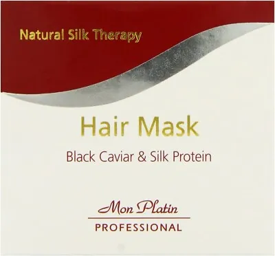 MON PLATIN Black Caviar & Silk Protein Hair Mask 16.9 Oz 500 Ml. • $46.47
