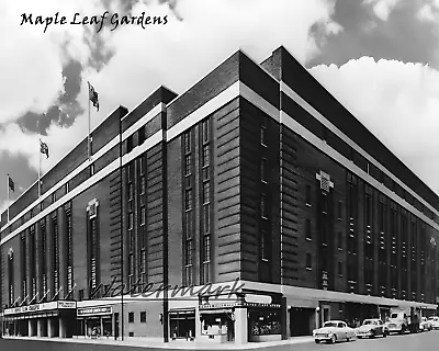 NHL 1950's Maple Leaf Gardens Toronto Maple Leafs B & W 8 X 10 Photo Picture • $5.99