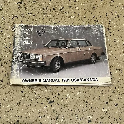 Volvo 240 Owners Manual 1981 USA/Canada • $15