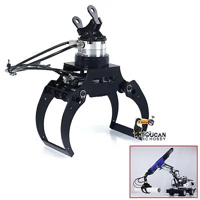 Hydraulic Metal Claw Grab For 1/14 EC380 Diggers 946 RC Excavator Attachment • $577.39