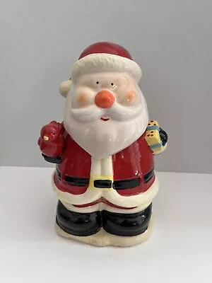 Christmas Santa Happy Holiday Cookie Jar By USA Design • $21.99