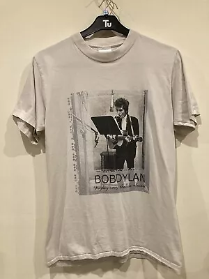 Vintage Bob Dylan T-Shirt ‘Anyday Now I Shall Be Released’ Size Medium - Rare! • $24.89