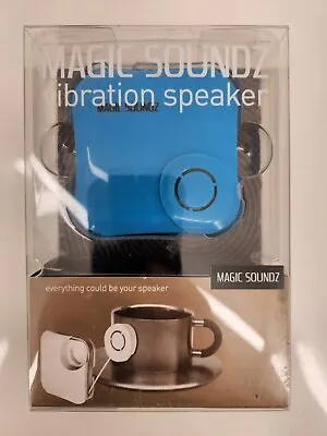 Magic Soundz Vibration Speaker Blue Everything Could Be Your Speaker • $16.99