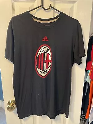 AC Milan Adidas Climalite Men’s Black Shirt Size Large • $9.99