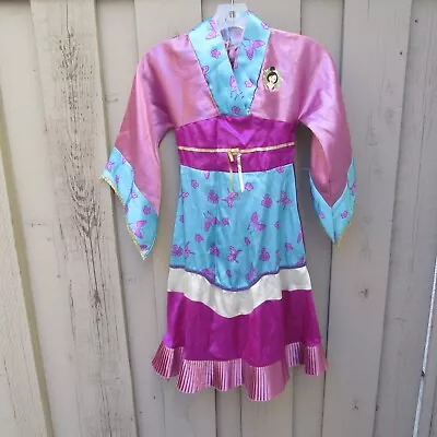 Disney Store S 4 To 5 Mulan Costume Dress Up Princess Halloween  Princess Gown • $13.99