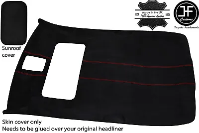 $351.99 • Buy Red  Stitch Sun Roof Headlining Luxe Suede Cover For Vw Jetta Mk4 98-05 5 Door