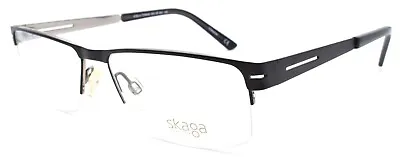 Skaga 3750-U Tomas 501 Men's Glasses Frames Half Rim TITANIUM 55-16-140 Black • $30.47