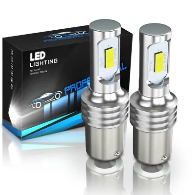 Super Bright Led 1156 P21W 7506 Reverse Backup Light White Bulb 2PC 6000K Bulbs • $14.65