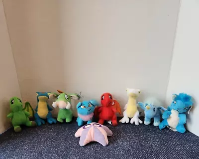 Lot Of 9 - Neopets Pet Pets McDonalds Mini Stuffed Animal Plush Neopet Toys • $29.89