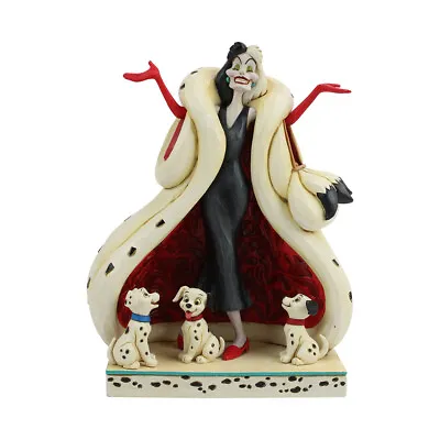 Jim Shore Disney Traditions - 101 Dalmatians Cruella & Puppies • $99.95