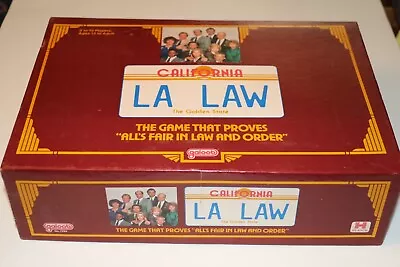LA LAW GAME - VINTAGE & RARE 1988 Game - Based On Television Series • $34.45
