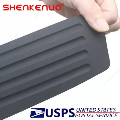 Car Rear Trunk Sill Pad Bumper Protector Guard Rubber Trim Anti-Scratch Cover 1X • $11.83