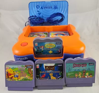 Vtech Vsmile TV Learning System Educational Video Game Console Bundle  + 6 Games • $99