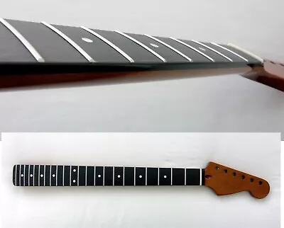 Ebony Fretboard Roasted Stratocaster Guitar Neck/ MOP-Warmoth Bone Nut- STRAT • $137