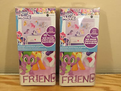 NEW My Little Pony The Movie Wall Decals X2 • $21.25