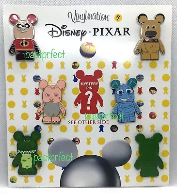 Disney Vinylmation 6 Pin Set Pixar Dug Flik Baby Chaser 2013 Authentic W Card • $30