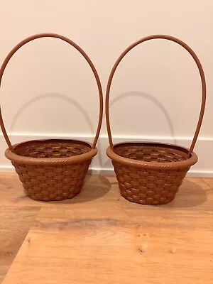 Vintage Plastic Easter Baskets - Two • $14