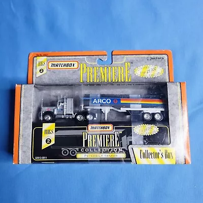 Matchbox Premiere Collection Big Rig ARCO Peterbilt Tanker Trailer Truck • $20