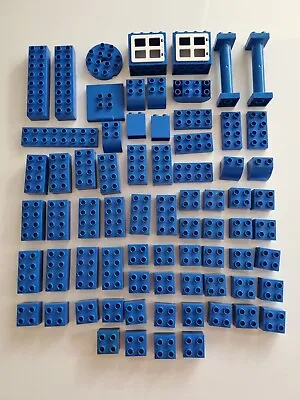 Lego Duplo Bricks Pieces Parts Dark Blue • $15