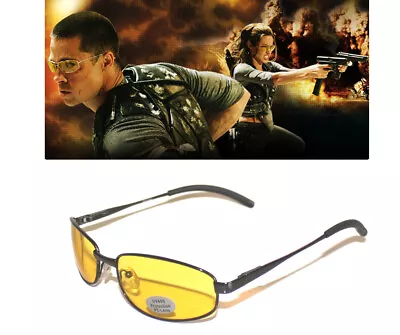 Aviator Tactical Shooting Glasses Yellow Lens Military Night Driving Sunglasses • $12.98