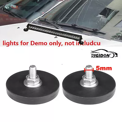 2x Magnetic Base LED Work Light Bar Mount Bracket Holder Clamp For Offroad SUV • $8.99