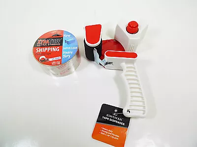 Carton Packing Tape Gun Dispenser With One Roll 10  X 2  Dispensers Shipping • $13.99