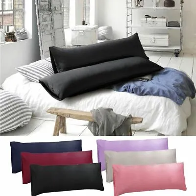 1x Luxury 1800TC Body Pillowcase Ultra Soft Long Pillow Case Slip Cover 150x48cm • $9.99