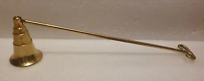 £9.98 • Buy Vintage Brass Candle Snuffer - The Handle Is Similar Shape To Rams Horns