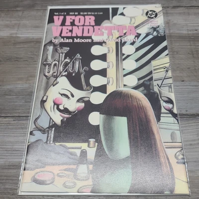 $35 • Buy V FOR VENDETTA  Issue # 1 September 1988  DC Comics Alan Moore