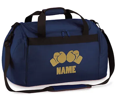 £21.99 • Buy Personalised Boxing Bag Customised Training Club Gloves Gym Holdall Any Name