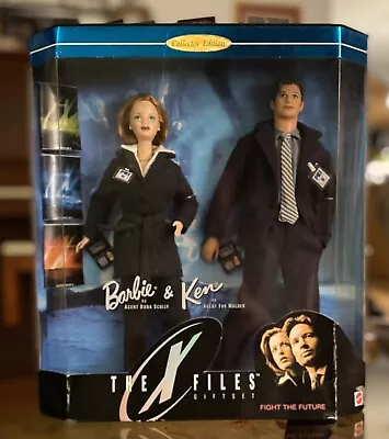 BARBIE & KEN AS SCULLY AND MULDER The X-Files Gift Set Collector Edition • $65