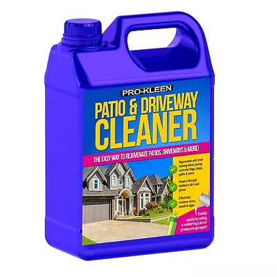 £19.95 • Buy Patio Cleaner Concrete Slabs Stone Flags Path Driveways Block Paving Cleaning 5l