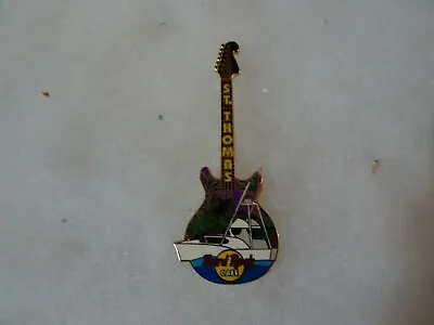 $14 • Buy Hard Rock Cafe Pin St. Thomas Boat Bay Guitar 2004