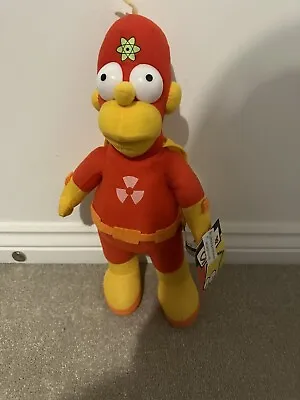The Simpsons Homer Simpson Radioactive Man Yellow Plush With Tags • £18.93