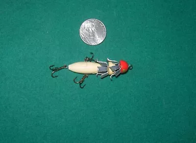 Wood Reproduction Handmade Miniature Millers Reversible Fishing Lure  • $55