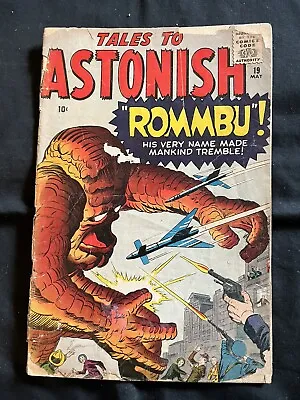 $30 • Buy Tales To Astonish, #19, May 1961