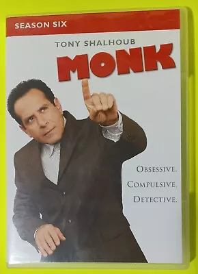 Monk - Season Six DVD 4 Disc Set • $6.49