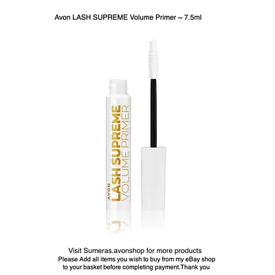 Avon Supreme Volume Primer New Lash-Boosting Base Coat ~ Great Gift ~ Free P&P • £7.25