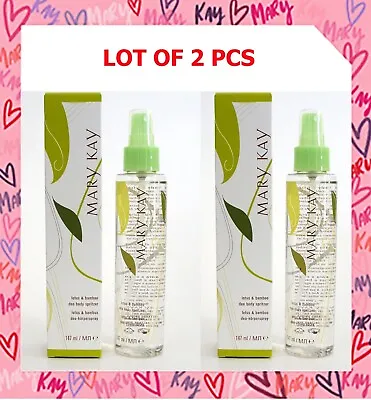 LOT OF 2 PCS Mary Kay Lotus & Bamboo Deo Body Spritzer 147ml NEW EXP: 2026 • $53.99