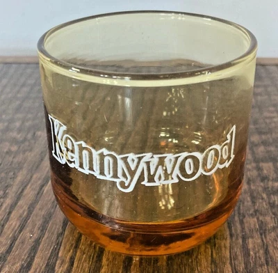 $8.25 • Buy Vintage Kennywood Amusement Park Advertising Amber Glass Cup 