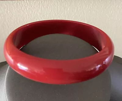 Vintage Bakelite Bangle Cherry Bracelet From Estate Collection  5/8  Wide • $7.99