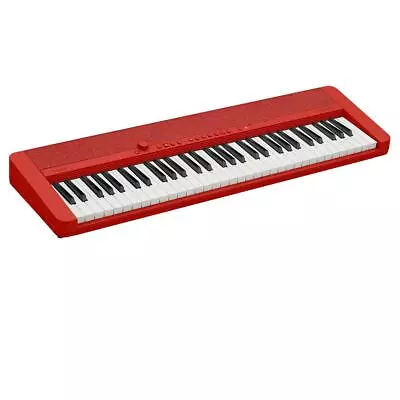 Casio Casiotone CT-S1 61-Key Piano Style Portable Keyboard Red #CT-S1RD • $219.99