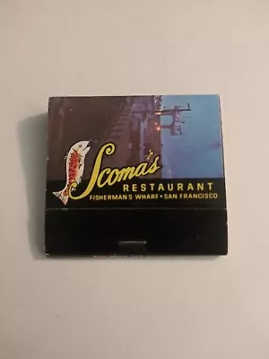 Vintage Matches From Scoma's Restaurant Fisherman's Wharf San Francisco... • $8.95