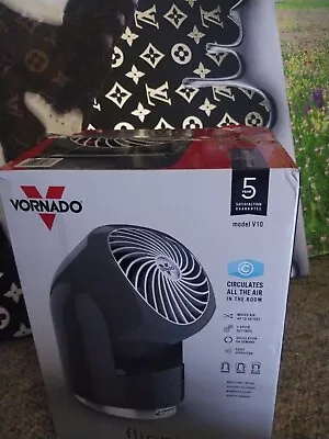 Vornado Flippi V10 Personal Oscillating Air Circulator Fan Graphite Gray (New) • $18