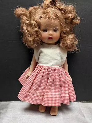 Vintage Muffie By Nancy Ann Doll Massive Curls Root Beer Eyes • $25.49